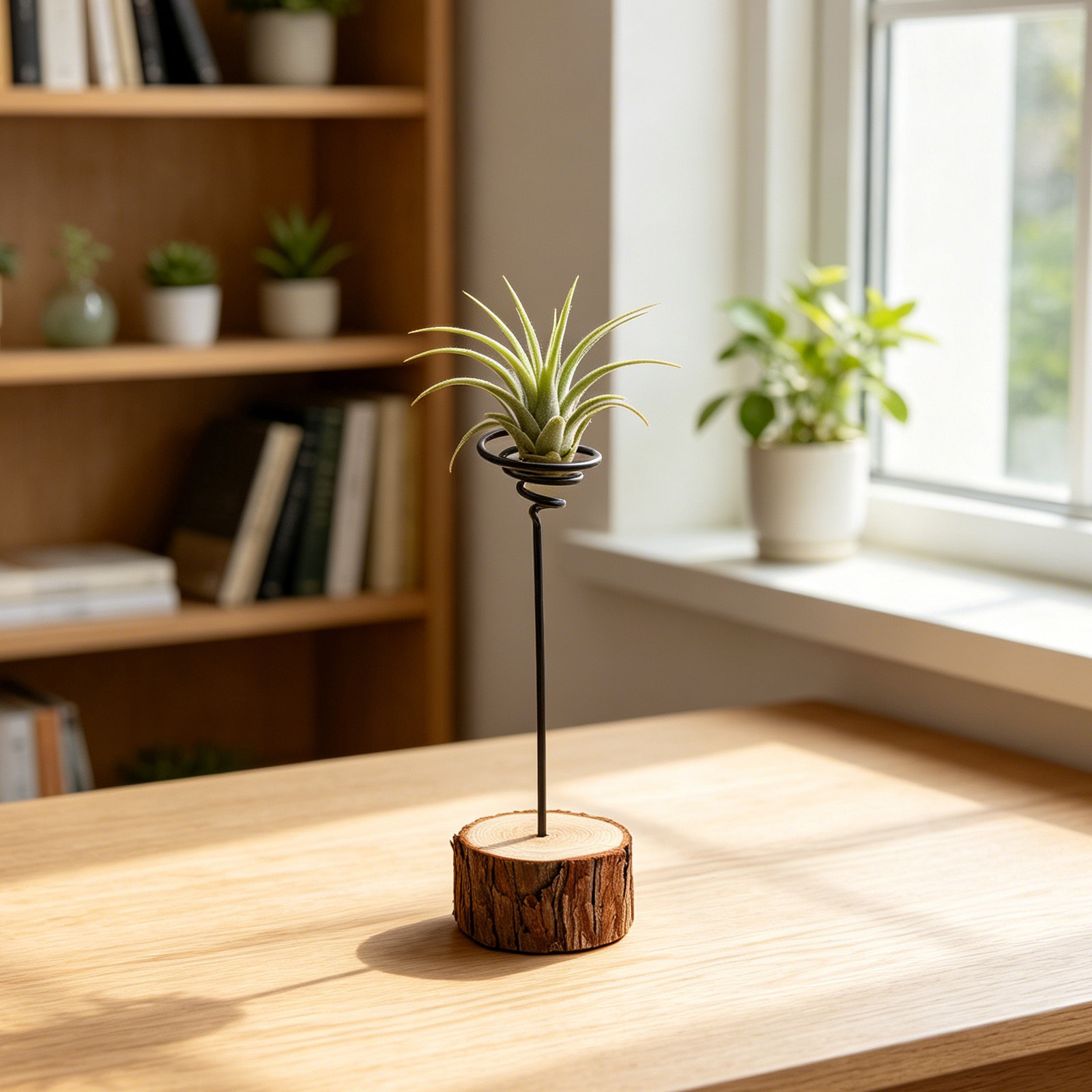 Air Plant Tillandsia - Mini Desktop Air Plant Holder Metal