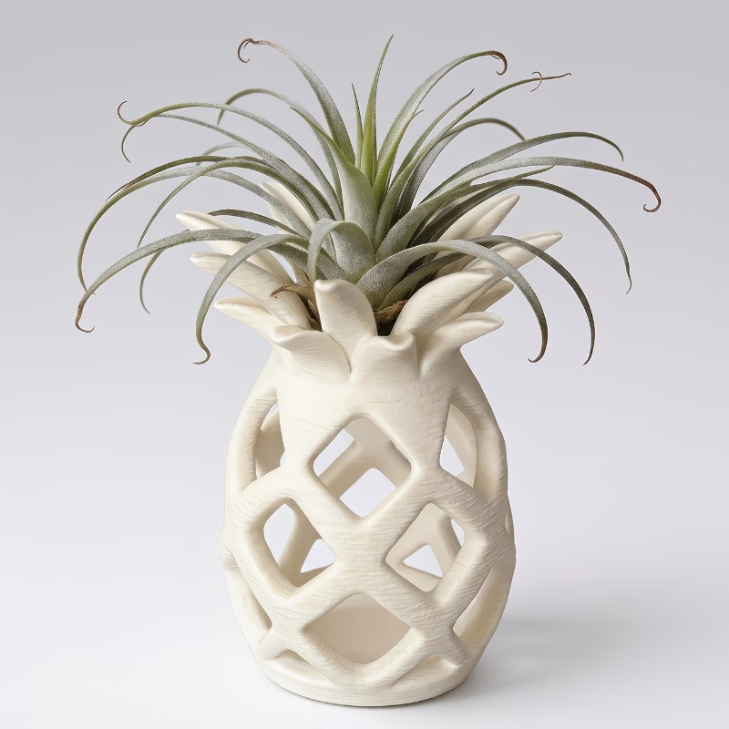 3D Printed Pineapple Shape Air - Air Plant Tillandsia ulasan dan harga