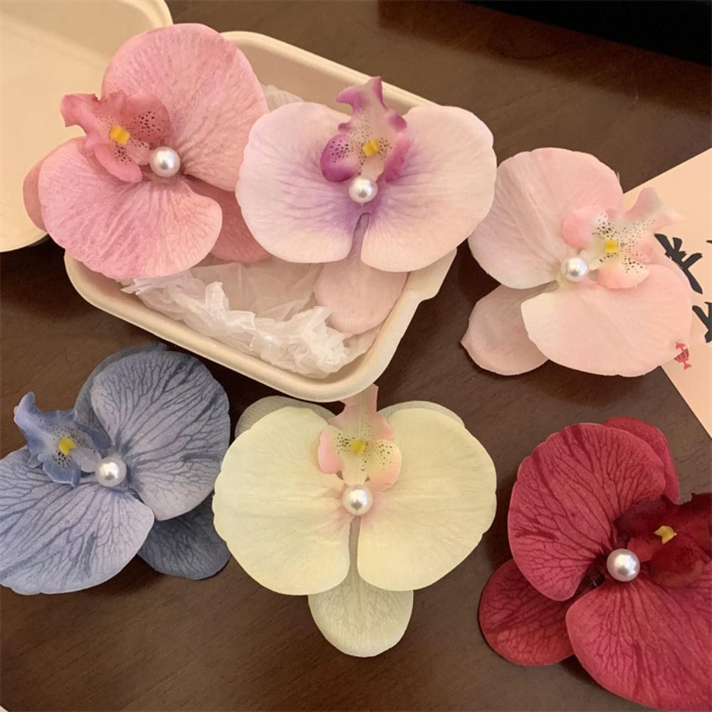 Phalaenopsis Pearl Hair Clip O - Orchid Phalaenopsis ulasan dan harga