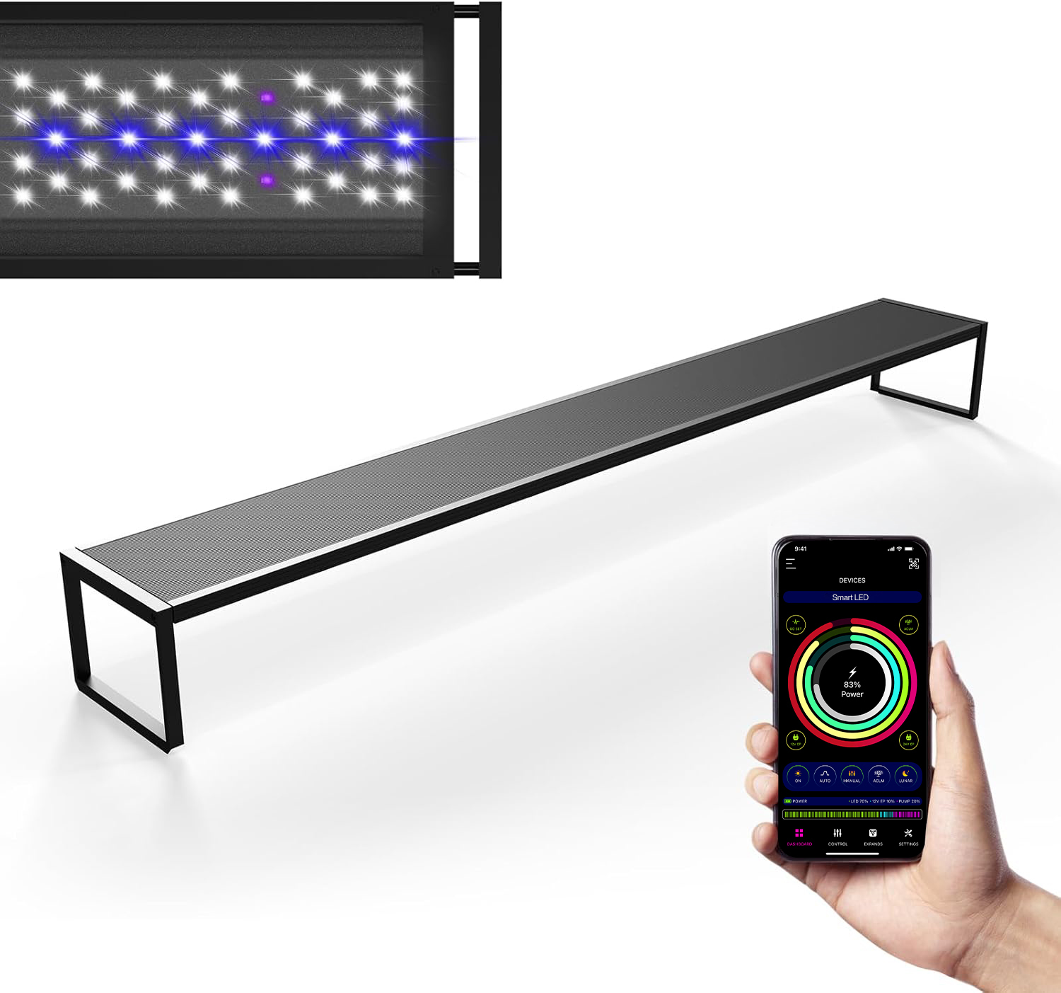 LED Aquarium light MICMOL Extr - Plant Parent App ulasan dan harga