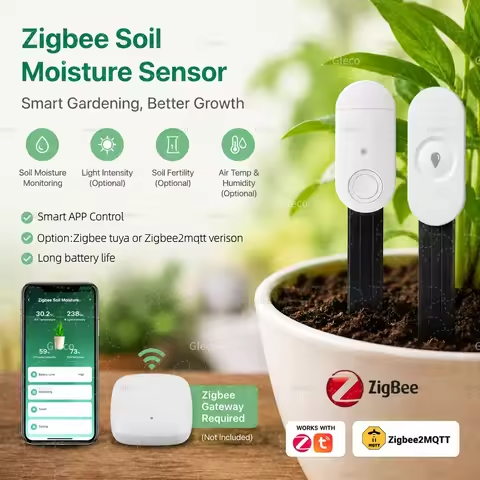 ZigBee Smart Soil Moisture Sen - Plant Parent App ulasan dan harga
