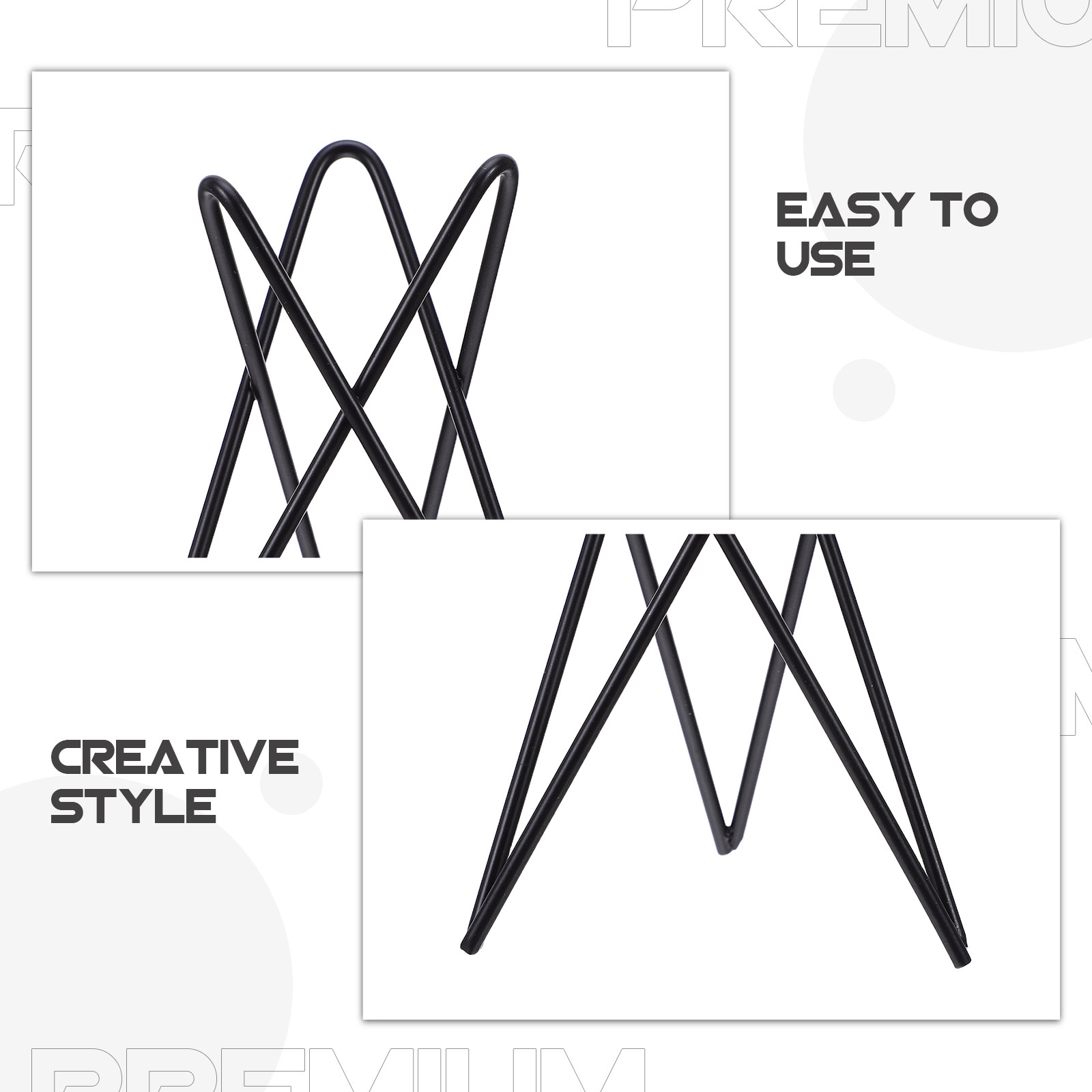 2Pcs Iron Tripod Stand for Air - Air Plant Tillandsia ulasan dan harga