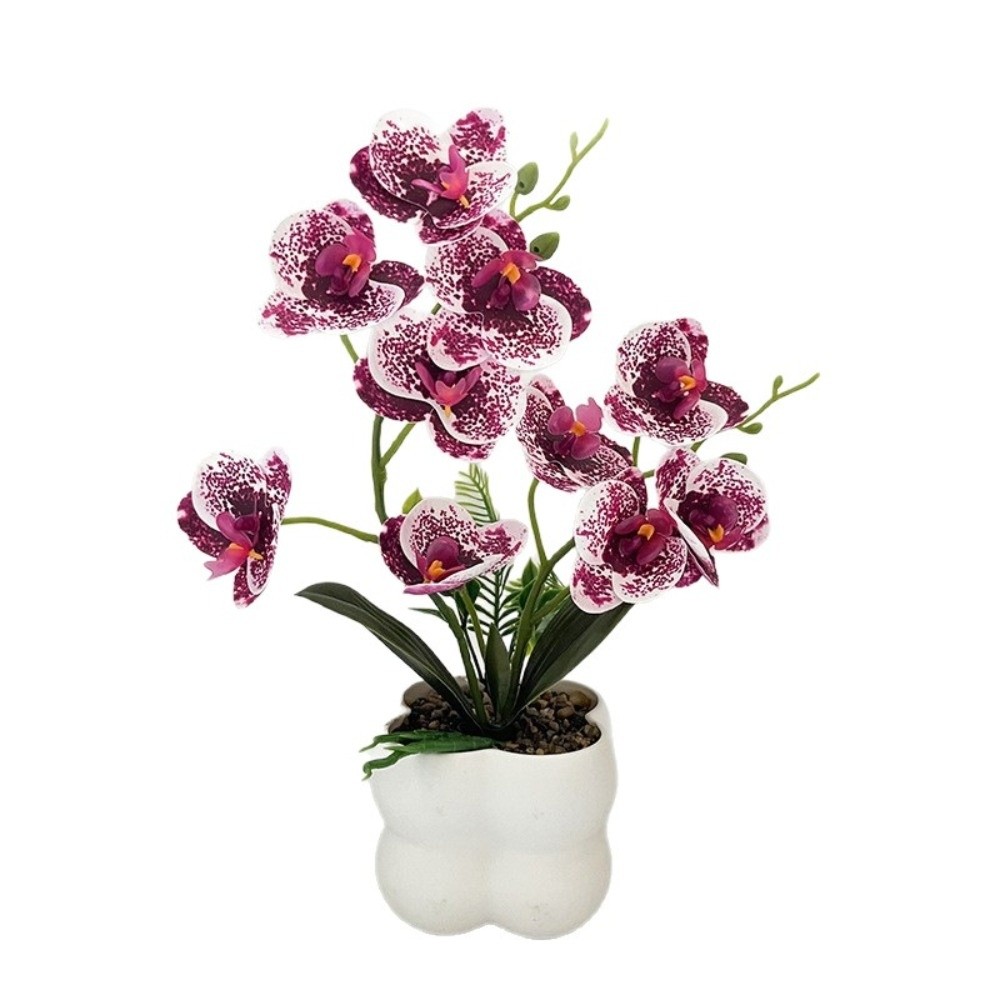 Multi-Bloom Simulated Butterfl - Orchid Phalaenopsis ulasan dan harga