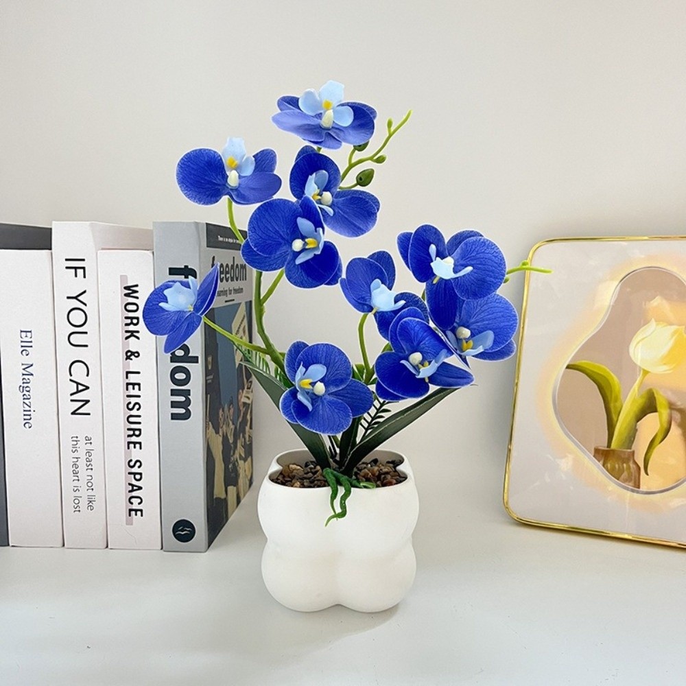 Multi-Bloom Simulated Butterfl - Orchid Phalaenopsis ulasan dan harga