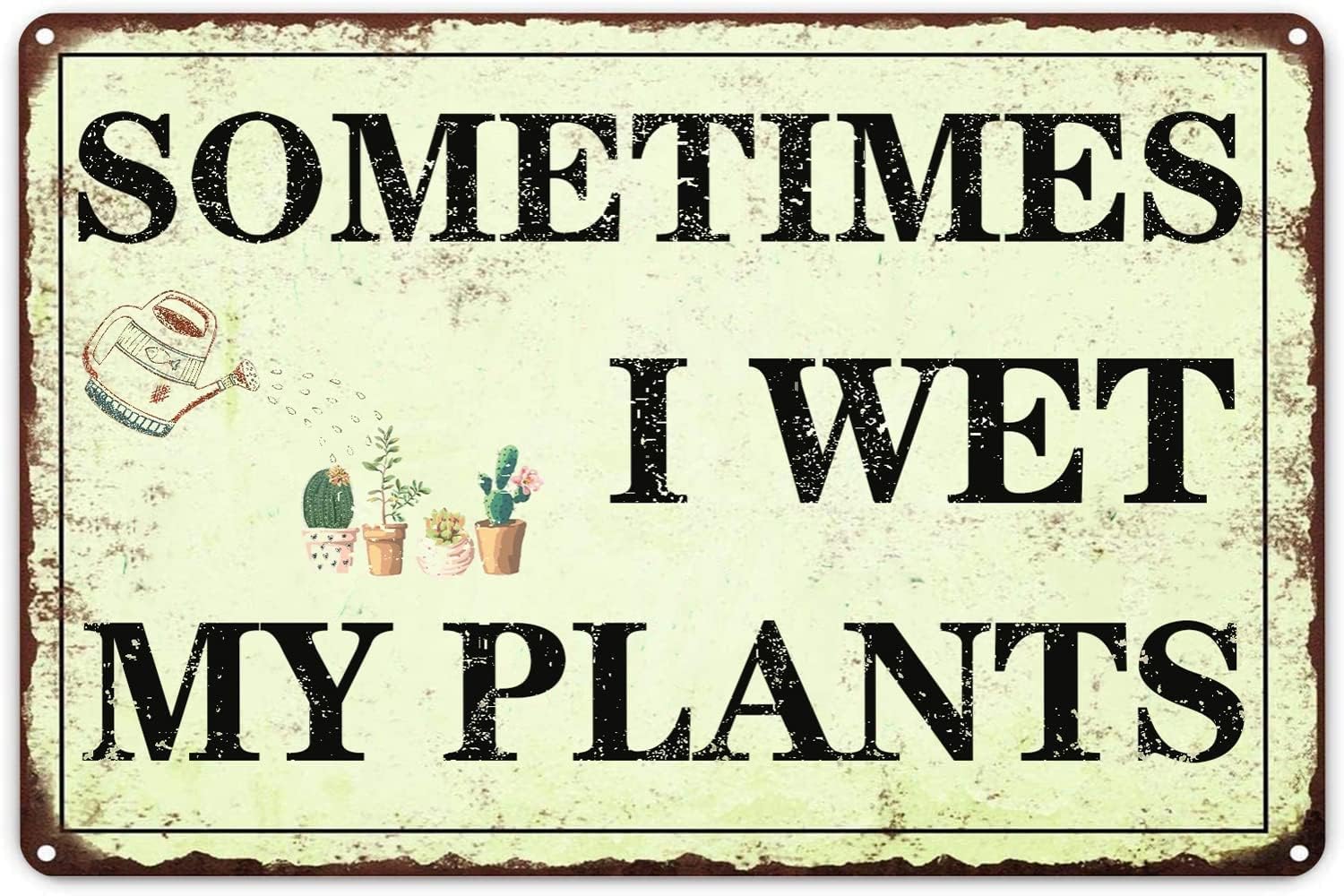 Funny Garden Decor Sometimes I - Plant Parenting ulasan dan harga