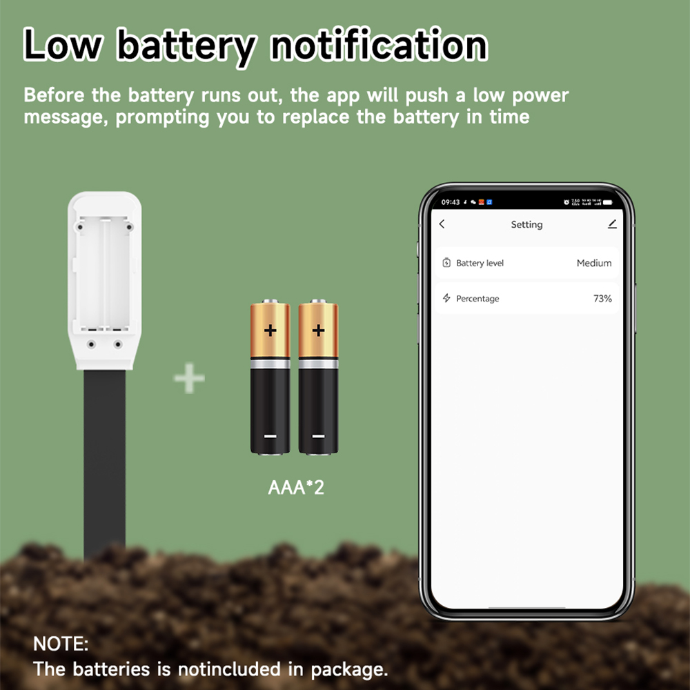 Tuya Zigbee Soil Tester, App C - Plant Parent App ulasan dan harga