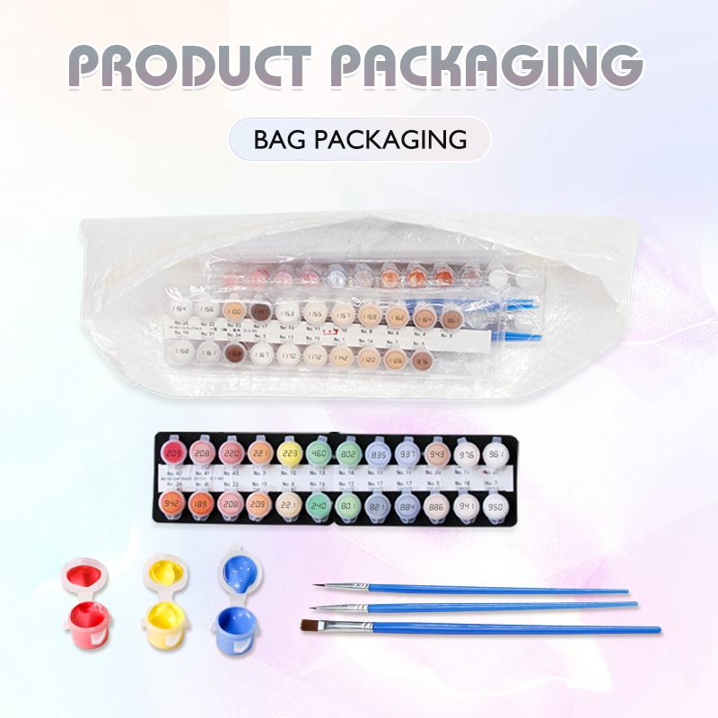 Digital Acrylic Painting Kit D - Orchid Phalaenopsis ulasan dan harga